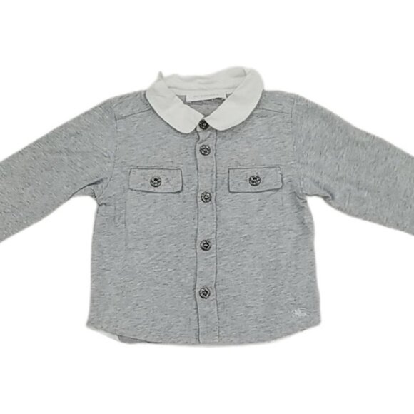 Burberry Baby grey cotton Long Sleeve Pocket Shirt - 6 months - Picture 1 of 1
